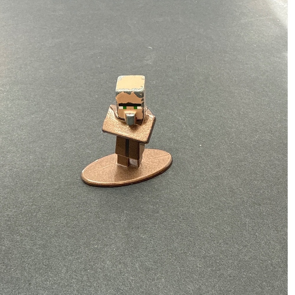 Jada‎ Toys Minecraft Villager Nano Metalfigs Die-Cast Metal Figure 30096 Bronze